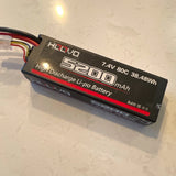 HOOVO 5200mAh 7.4V 2S 80C LiPo RC Hobby Battery for 1:10 Scale Battery