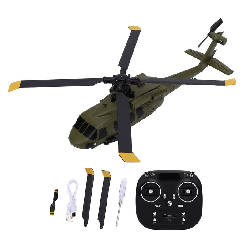 6 Channel RC Helicopter Simulation Remote Control Brushless Stunt Drone Wit GKGE