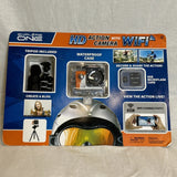 BRESSER Explore One WiFi HD Action Camera w/Accessories 2450002-Brand New Sealed