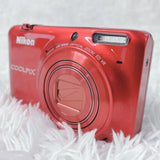 Nikon COOLPIX S6500 Red Digital Camera Nikon With