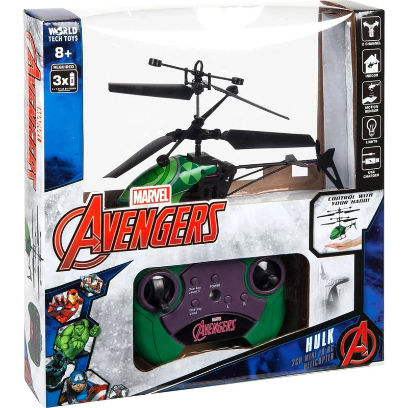 Marvel HULK 2CH IR Helicopter drone Motion Sensor AVENGERS - New & Sealed