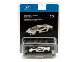 Lamborghini Countach LPI 800-4 Bianco Siderale 1:64 Model By PosterCars H15B-7C