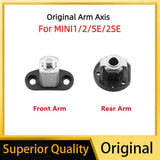 Mini arm axis front and rear shaft accessory, metal axle with rubber base mounts