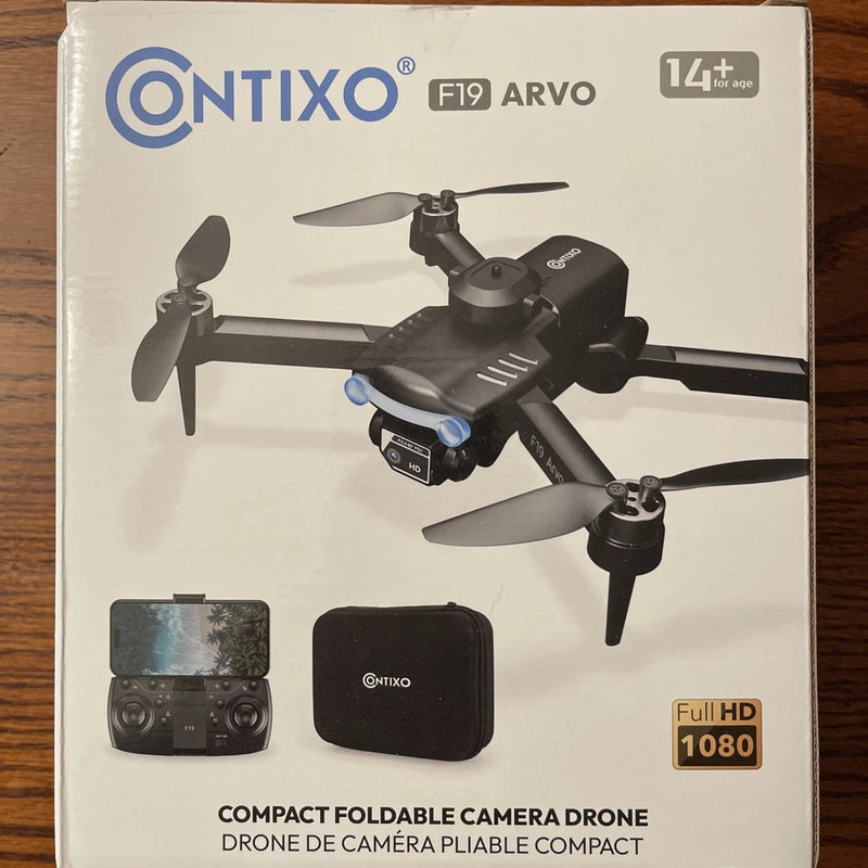 Contixo F19 Arvo foldable camera drone with four rotors and 1080P HD camera