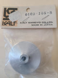 RC helicopter clutch liner: silver circular disk with center hole, in KALT SANGYO package