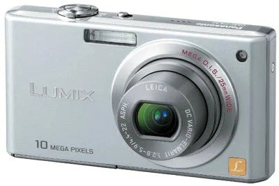 Panasonic LUMIX FX37 Digital Camera Silver Compact Point & Shoot From Japan