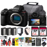 Panasonic Lumix S5 II Mirrorless Camera + 2 x 64GB Memory Card + Corel Photo