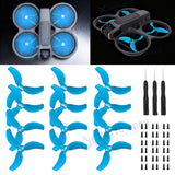 12x Blue Tips Spare Blades Props for DJI Avata 2 Drone Accessories Light Weight