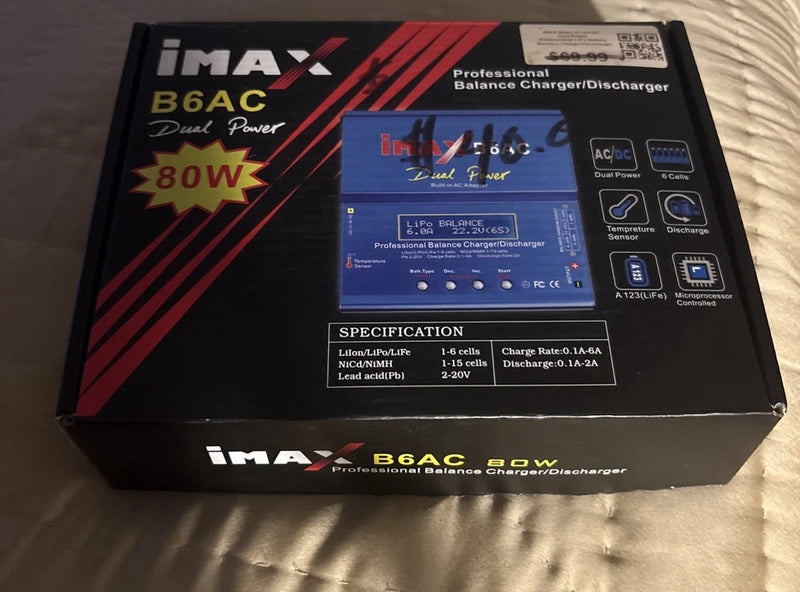 iMAX B6AC AC/DC Dual Power Professional LiPo Battery Balance Charger/Discharger Battery