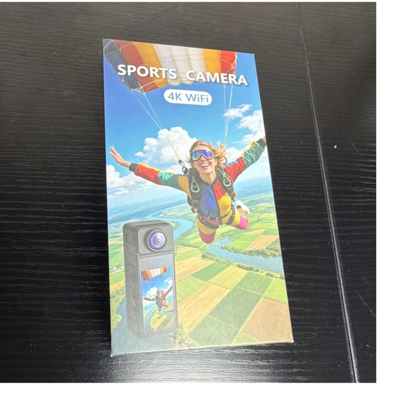 4K Wi-Fi Action Camera Black, Fill Light, Sports Anti Shake, High Definition
