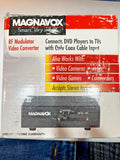 New NIB - Magnavox RF Modulator Video Converter M61138 RCA Inputs DVD, Games