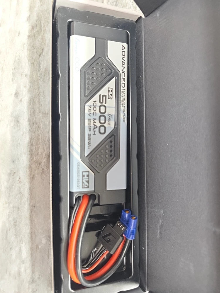 Gens Ace 502S10E3GT 7.6V 5000mAh 2S 100C G-Tech Smart LiPo: EC3