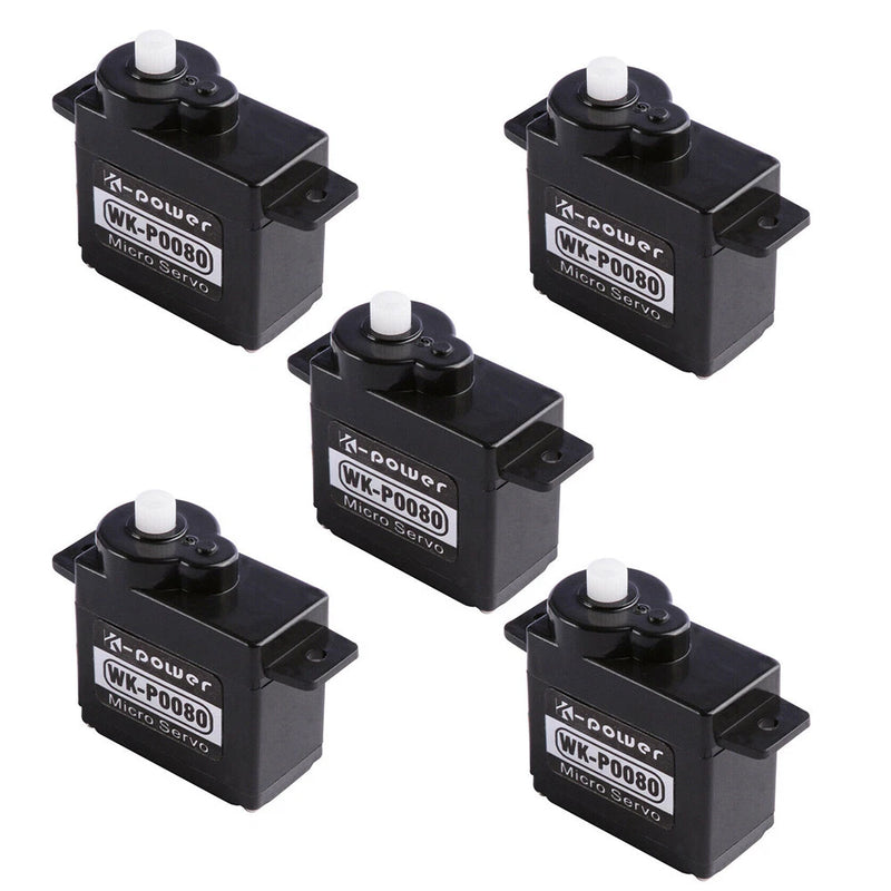 5X K-power P0080 8G High Speed Coreless Micro/Mini Servo for RC Airplane Hobbies