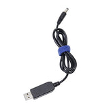 USB to DC Convert Cable 5V to 9V Voltage Step- Cable 5.5x2.1mm DC Male 1M  U2G3