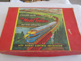 1950 BATTERY OPERATED MODEL TRAIN MADE IN JAPAN WITH BOX Battery