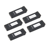 5Pack 3.7V 550mAh Lipo Battery for E58 JY019 for Folding 4-axis UAV D30 RC FPV