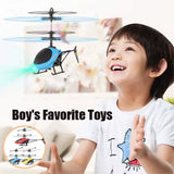 Rechargeable Mini RC Drone - Safe, Fall-Resistant Helicopter for Kids
