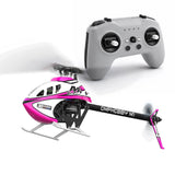 OMPHOBBY M1 V3 Pro 3D RC Helicopter for Adults With T8L (RTF Version, Pink)