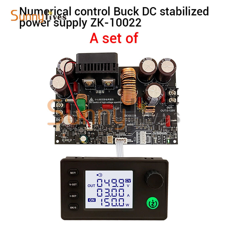 ZK-10022 1500W Adjustable Step-down Power Supply Module CNC DC Voltage Regulator