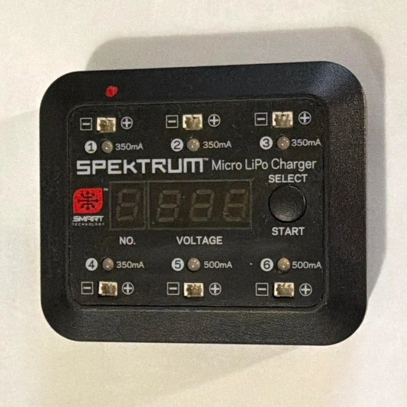 Spektrum S63 Micro LiPo 6-Port Balance Charger SPMXC1020 1:18 1:24 Battery