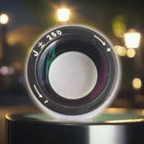 Optical correction lens with black ring and engraved diopter markings