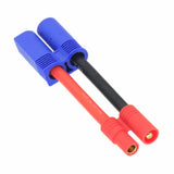 EC5 Male to HXT 3.5mm Male-/Female+ cable 12AWG 5CM wire For RC LIPO Battery FPV