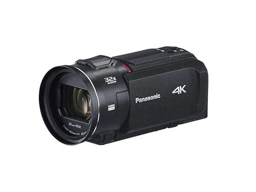 Panasonic 4K Digital Video Camera HC-VX3-K 5-Axis Hybrid Image Stabilization 24x