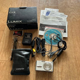 Panasonic DMC-FX9 Digital Camera Silver Complete Accessories Tested Condition