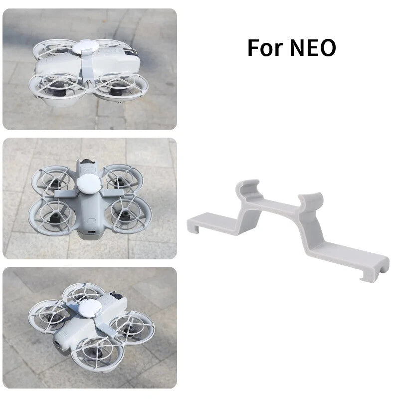 White plastic AirTag fixing bracket mount for portable tracker light, with curved arm