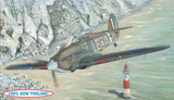 Hobby Boss 1:48 Hawker Hurricane Mk.I fighter aircraft model kit, gray plane with propeller