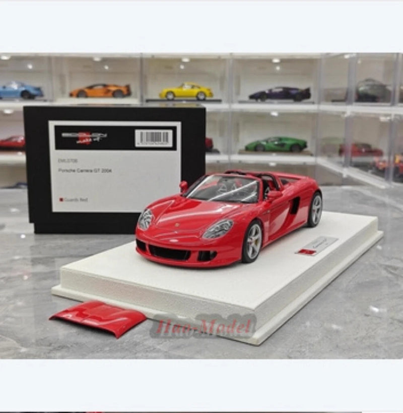 MakeupMU 1:18 Porsche carrera GT Limited Resin Diecast Model Car Simulation Toys