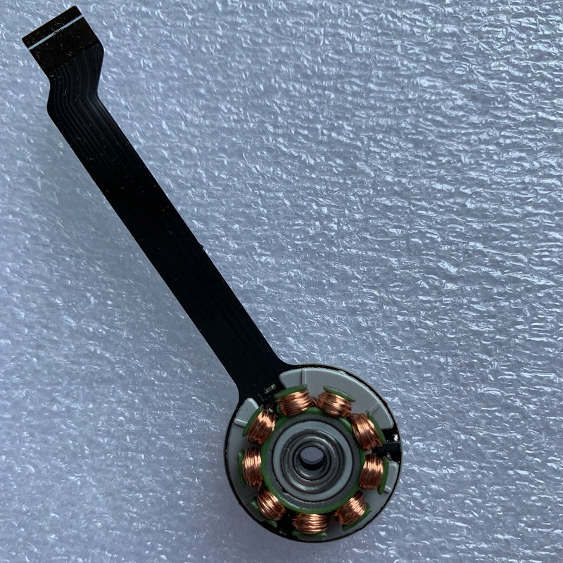 Gimbal yaw motor for drone with circular housing and ribbon cable