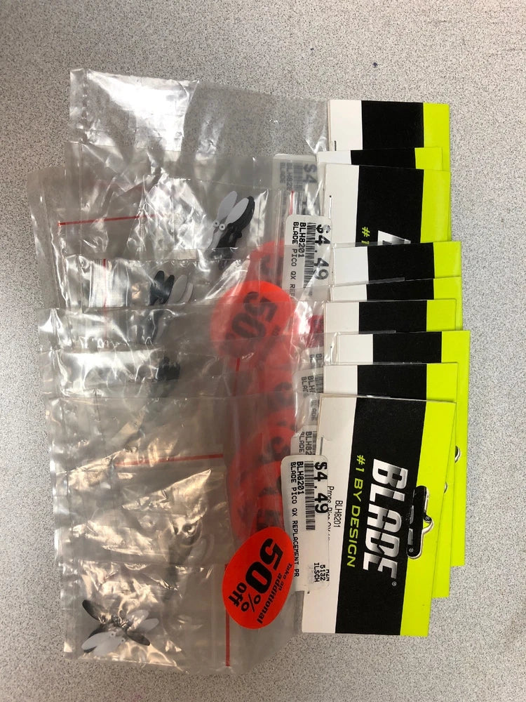 Blade BLH8201 LOT of 9 pkgs: Pico QX Drone Quadcopter Replacement Props (36)