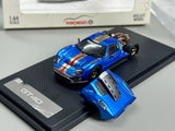 RM 1:64 Blue Ford GT40 Racing Sports Model Diecast Car Gift Collection