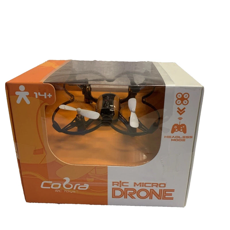 COBRA RC micro drone in retail box with see-through window