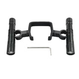 Double LED night flight light accessory with dual cylindrical lights and mounting bracket