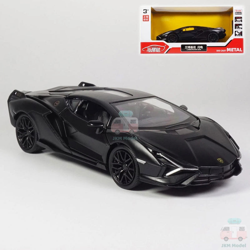 1/32 Lamborghini Sian FKP 37 Model Car Diecast Toy Vehicle Collection Gift Black