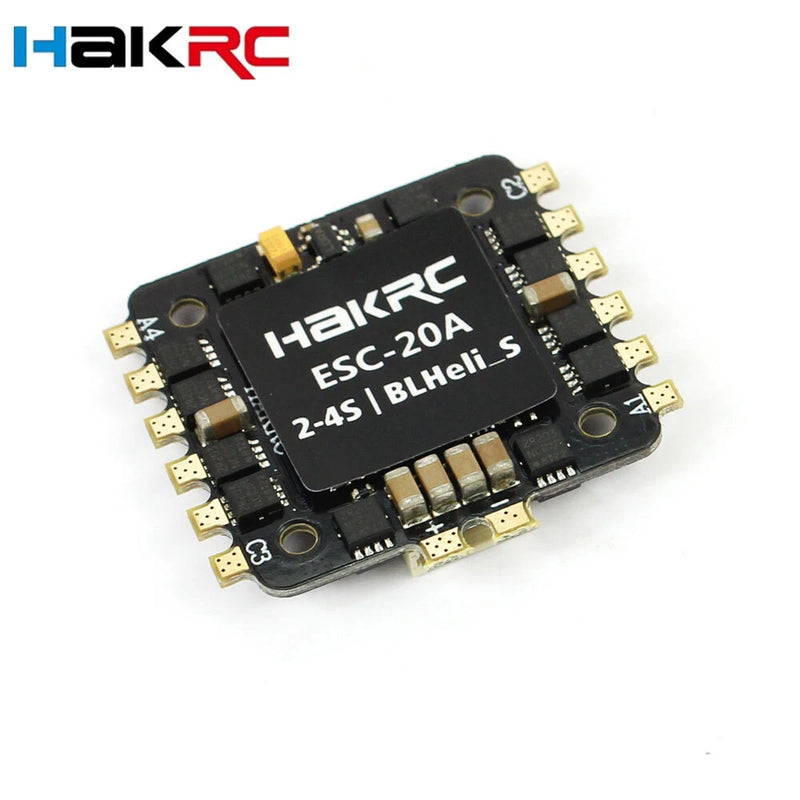 HAKRC 15A/25A 2-4S 4 in 1Blheli_S ESC 20x20mm  Dshot600 for RC FPV Racing Drone