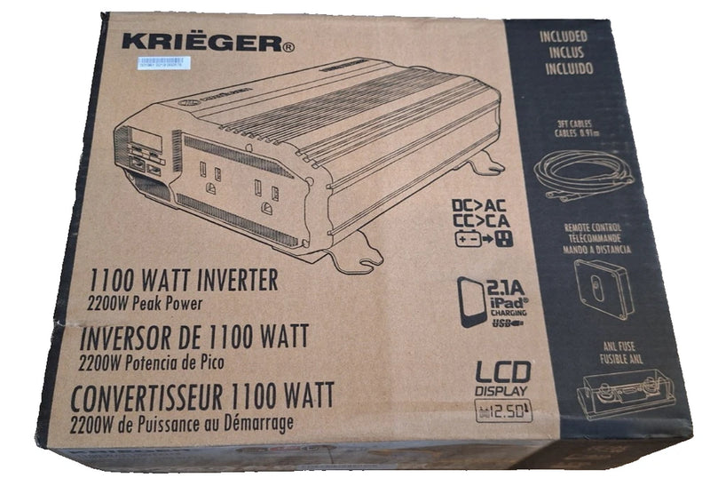 Kri?ger KR1100 1100W Power Inverter