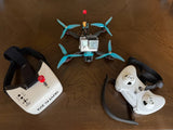 5 Inch FPV Drone Lot - Drone + Goggles + Controller + GoPro + Spare Parts