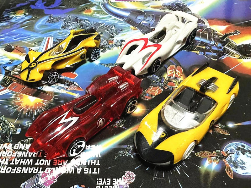 Hotwheels Speed Racer X Mach 4 5 6 9 Diecast Base Model Car Loose