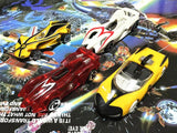 Hotwheels Speed Racer X Mach 4 5 6 9 Diecast Base Model Car Loose