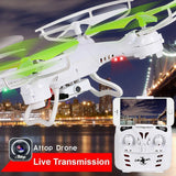 4CH 6-Axis FPV RC Drone Quadcopter Wifi Camera Real Time Video 2 Control Modes