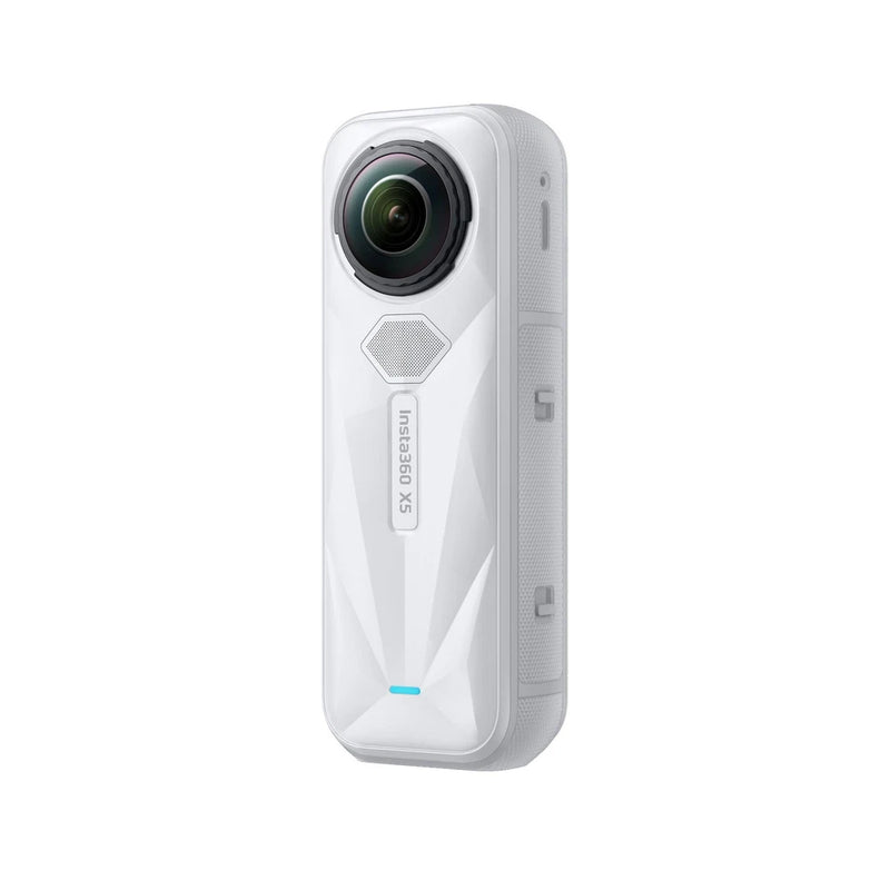 Insta360 X5 Satin White - Waterproof 8K 360?? Action Camera, 3-Hour Battery