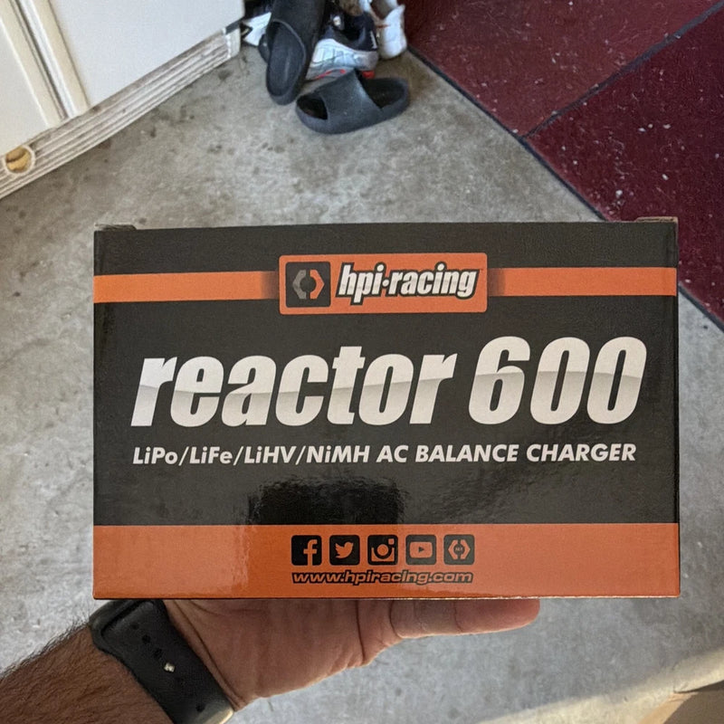 HPI Racing Reactor 600 AC Balance Charger for LiPo LiFe LiHV NiMH 2s-6s Battery