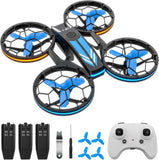 Drones - RC Drone with Auto Hovering and Headless Mode, small, Blue