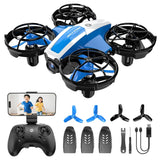 [New] Holy Stone HS210 Upgraded Version Small Camera Drone 15min 3 Batteries