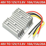 DC 36V/48V to 12V/13.8V Step-Down Converter 10-20A Voltage Regulator Module