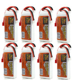 7.4V 2500mAh 35C LiPo Battery 2S T Plug Deans Connector Upgrade for RC Car Drone