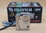 Fujifilm Digital Camera FinePix 4800 Zoom 2.4MP Silver Tested.